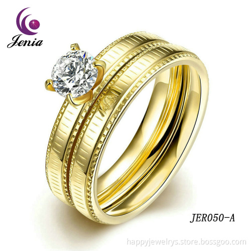Jenia New Design Finger Ring Party Jewelry Rings With Anti Allergy Titanium